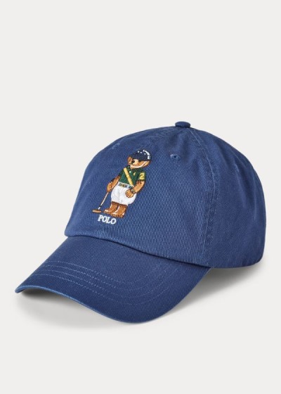 Gorra Polo Ralph Lauren Hombre Azul Marino - Polo Bear Chino Ball - FIPXZ5837